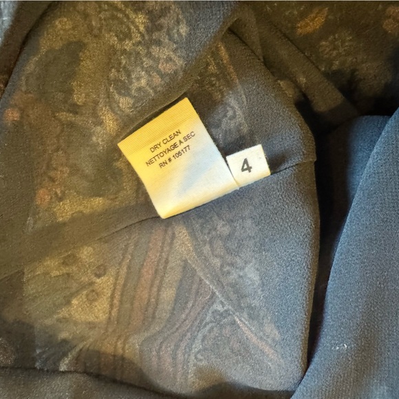 Ulla Johnson Dani black floral chiffon mini dress | 4 - Picture 11 of 12